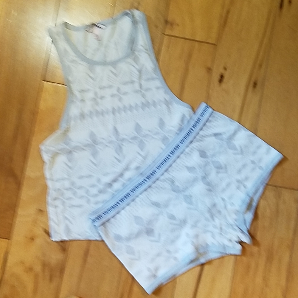 Victoria's secret thermal tank/sleep short